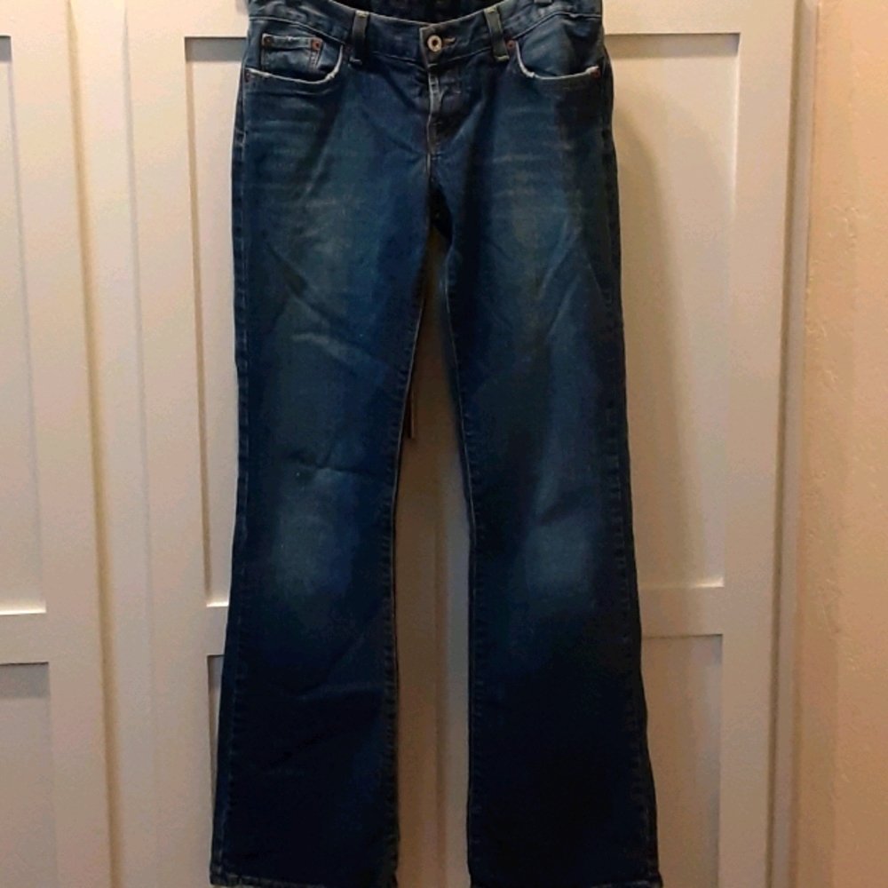 LUCKY BRAND DUNGAREES SZ 4